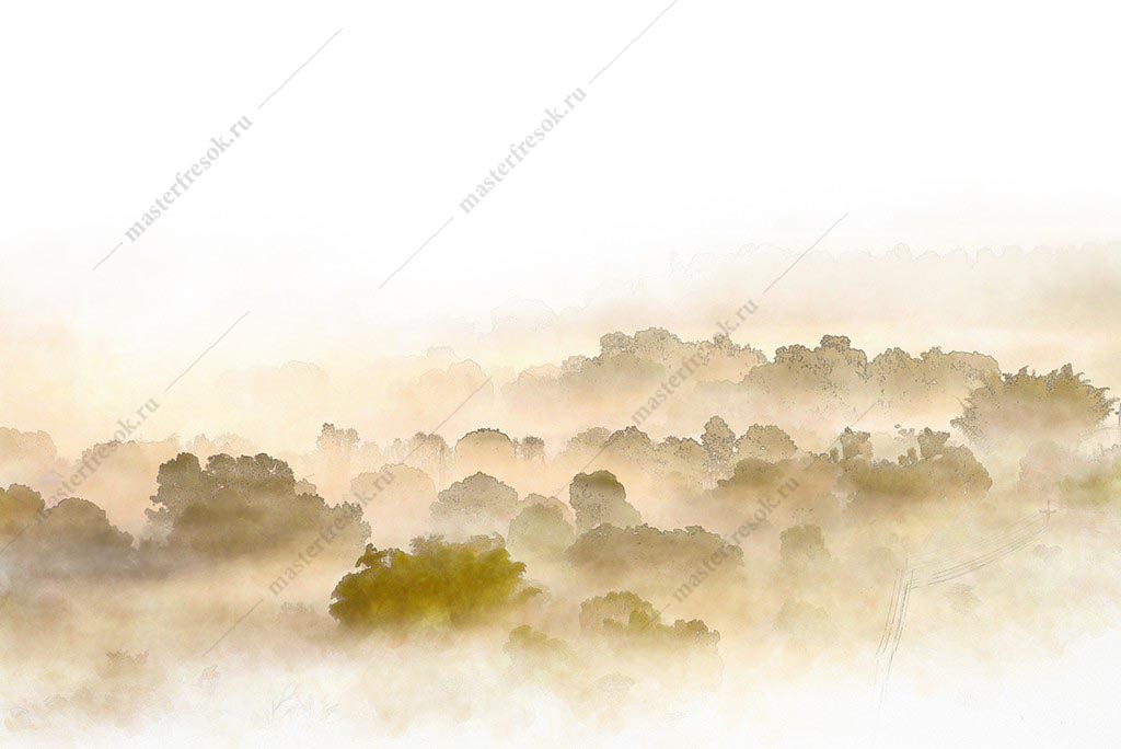 Фотообои Пастельный туман