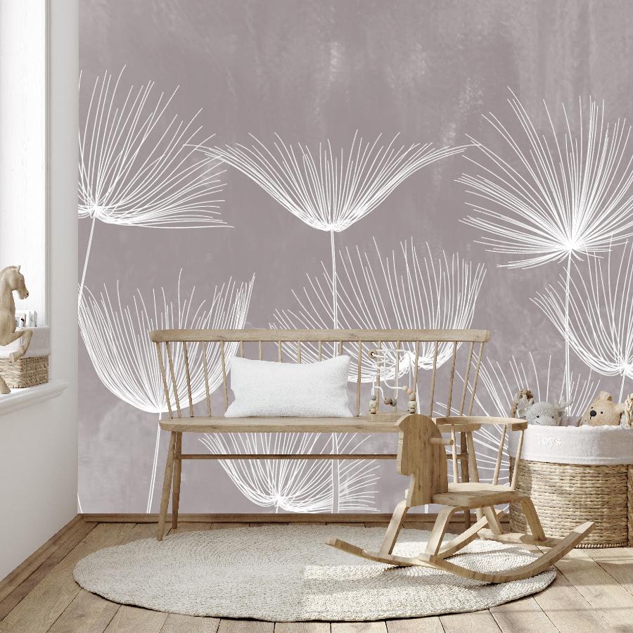 фотообои цветы в гостиную 14-1283