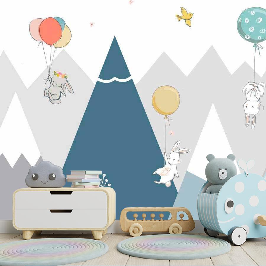 фотообои горы с животными 12-449