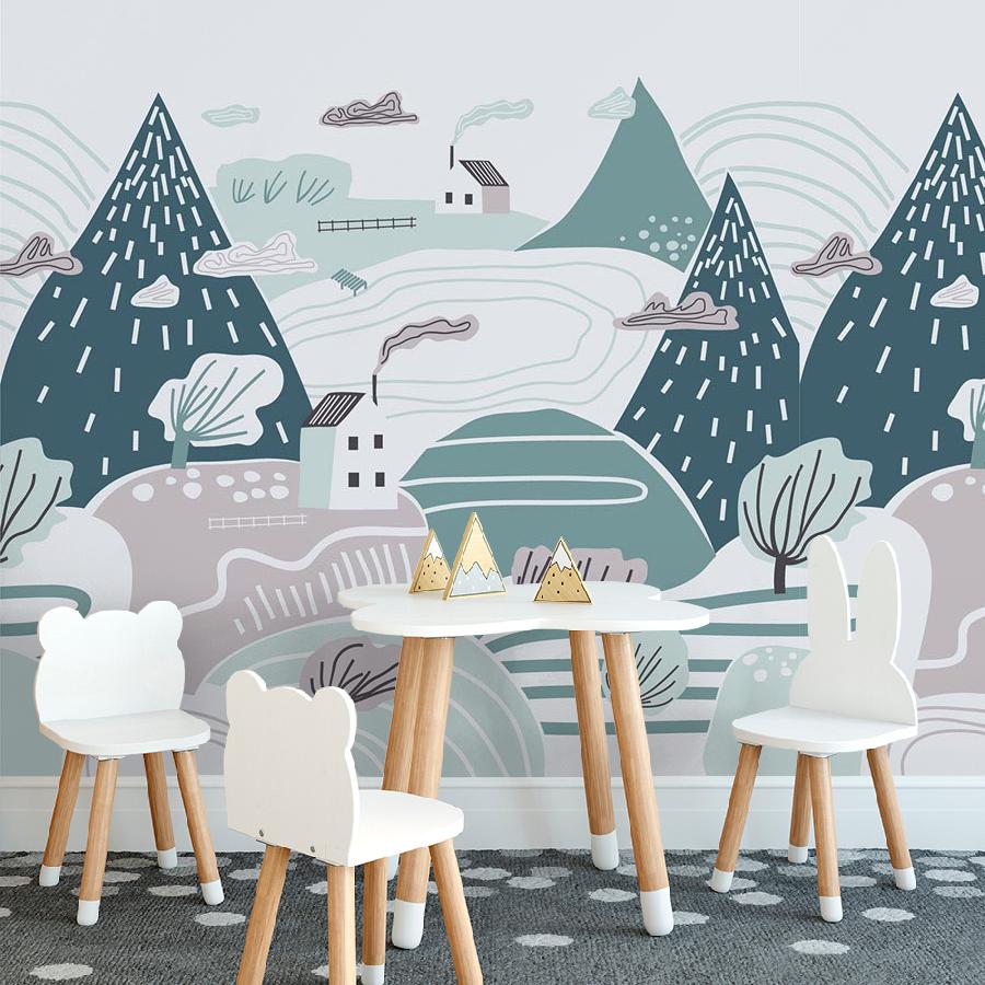 фотообои горы серые 12-749