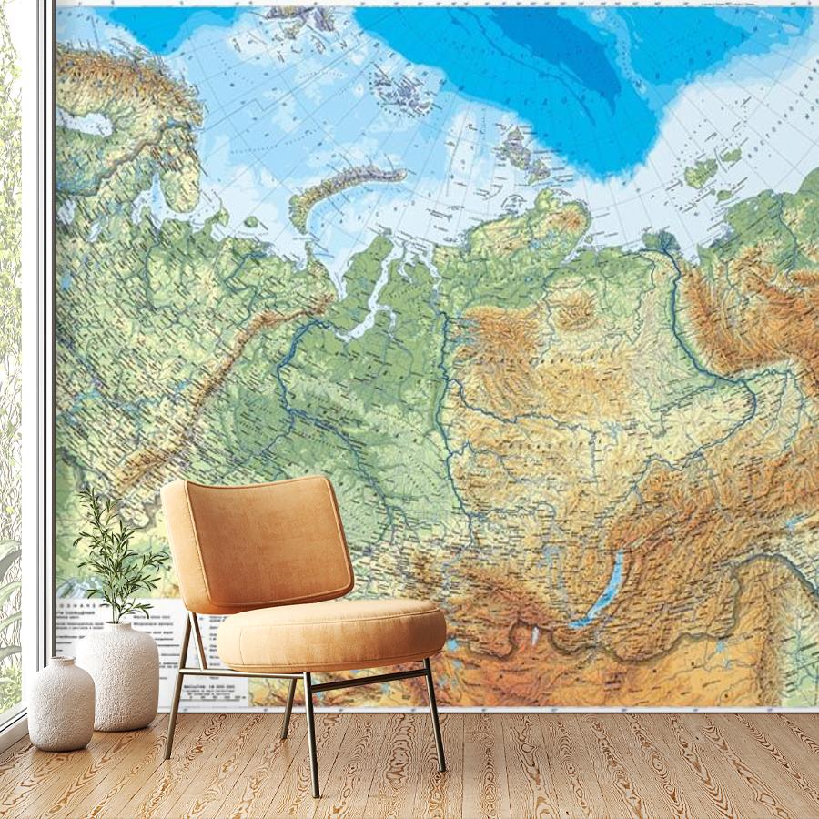 физическая карта 9-1804