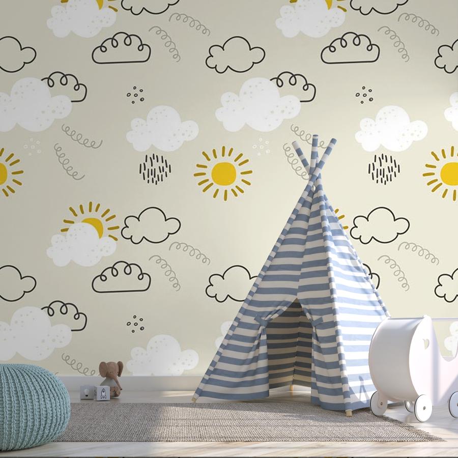 фотообои облака и солнышки 12-746