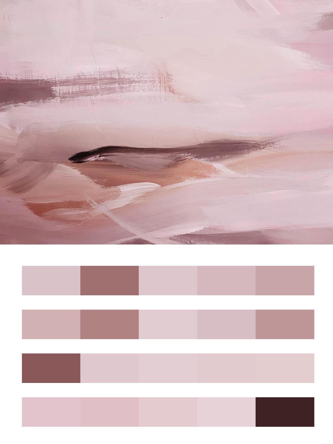 Бледно розовая акварель цвета
