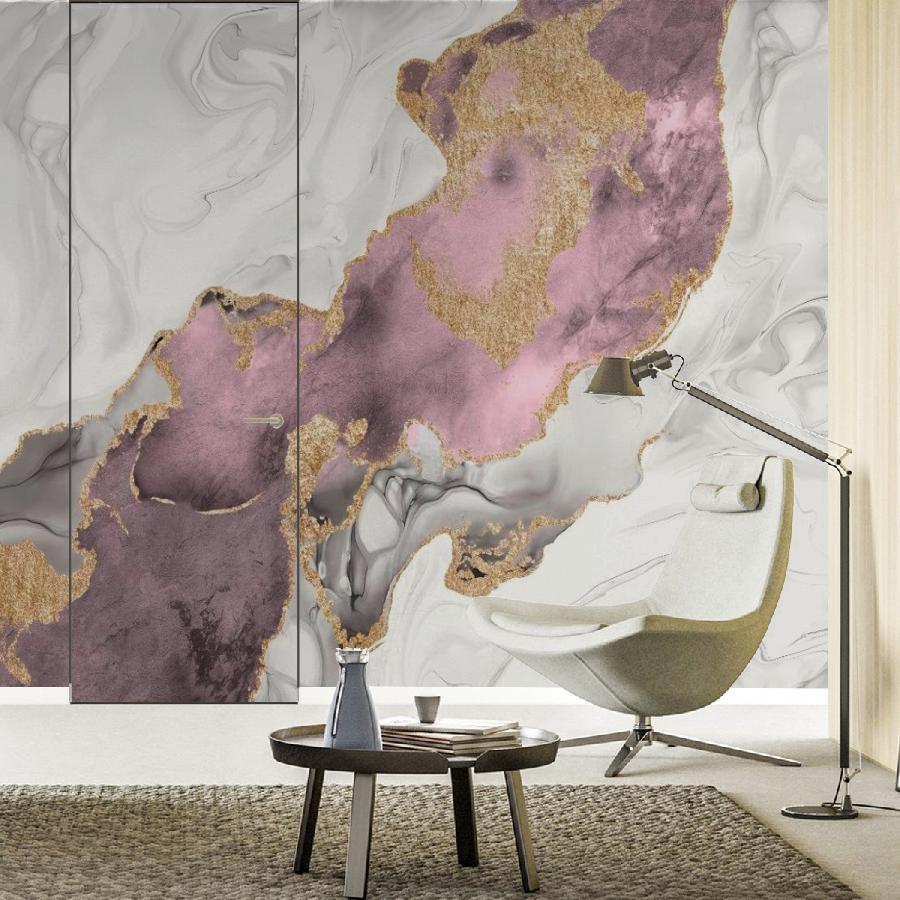 фотообои мрамор розовый 14-1114