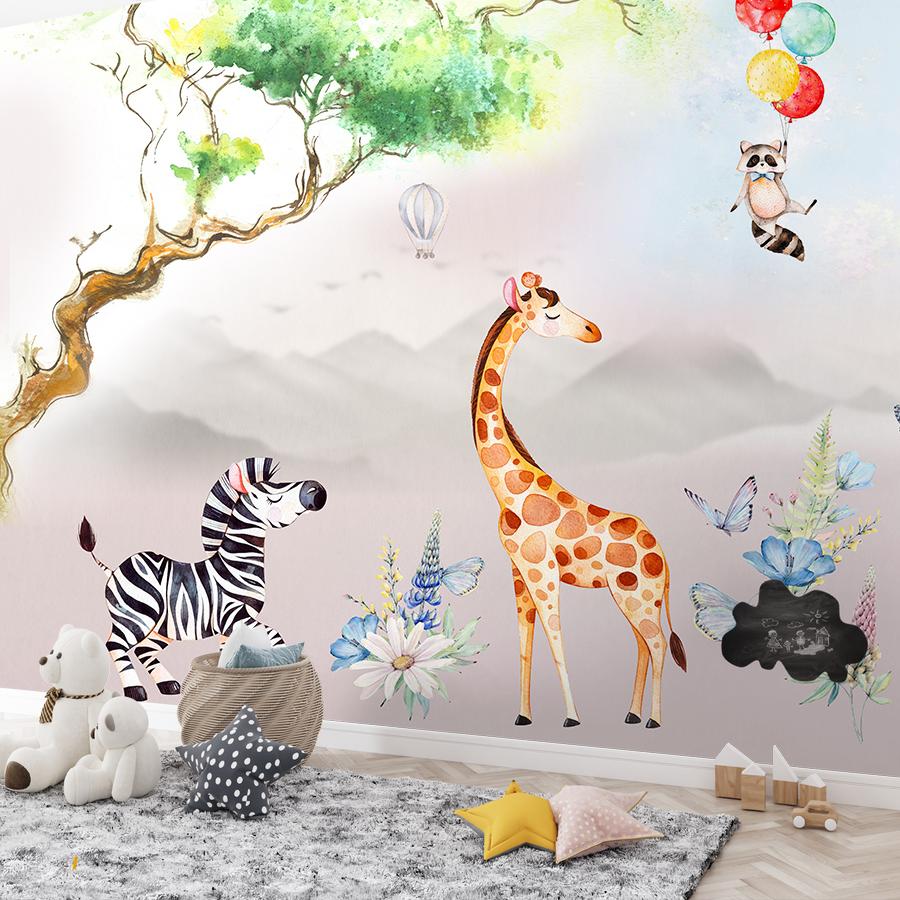 фотообои животные на поляне 13-376 фотообои животные на поляне 13-376