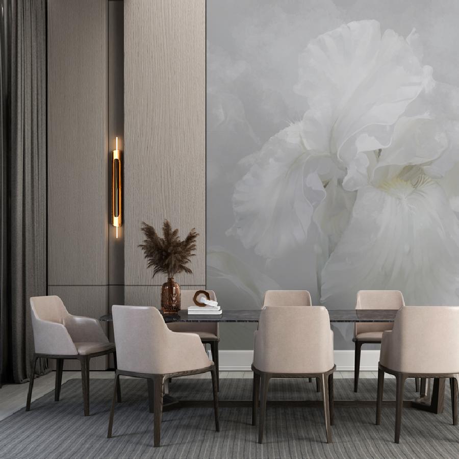 фотообои ирисы кружевные