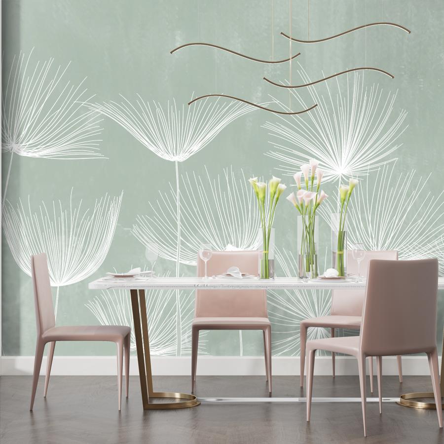 фотообои цветы в спальню 14-1284