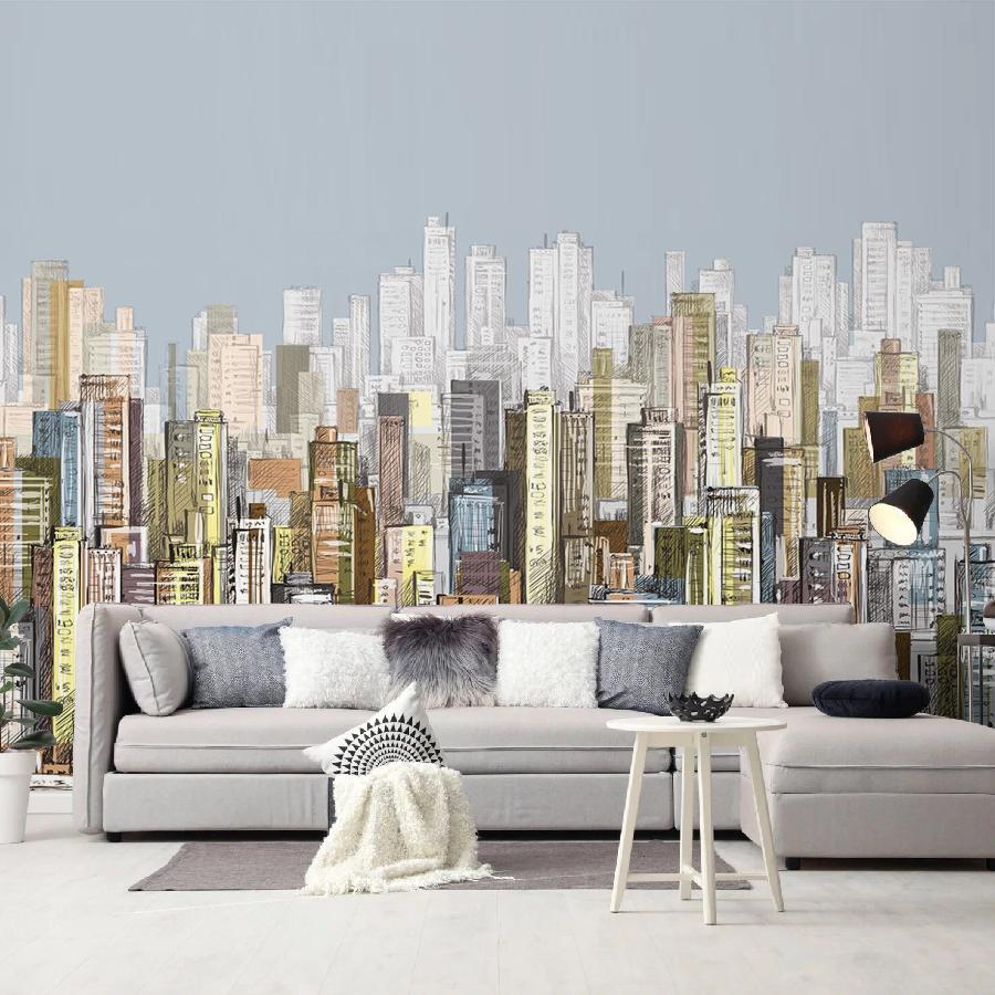 фотообои 3д рисунок город 9-1936