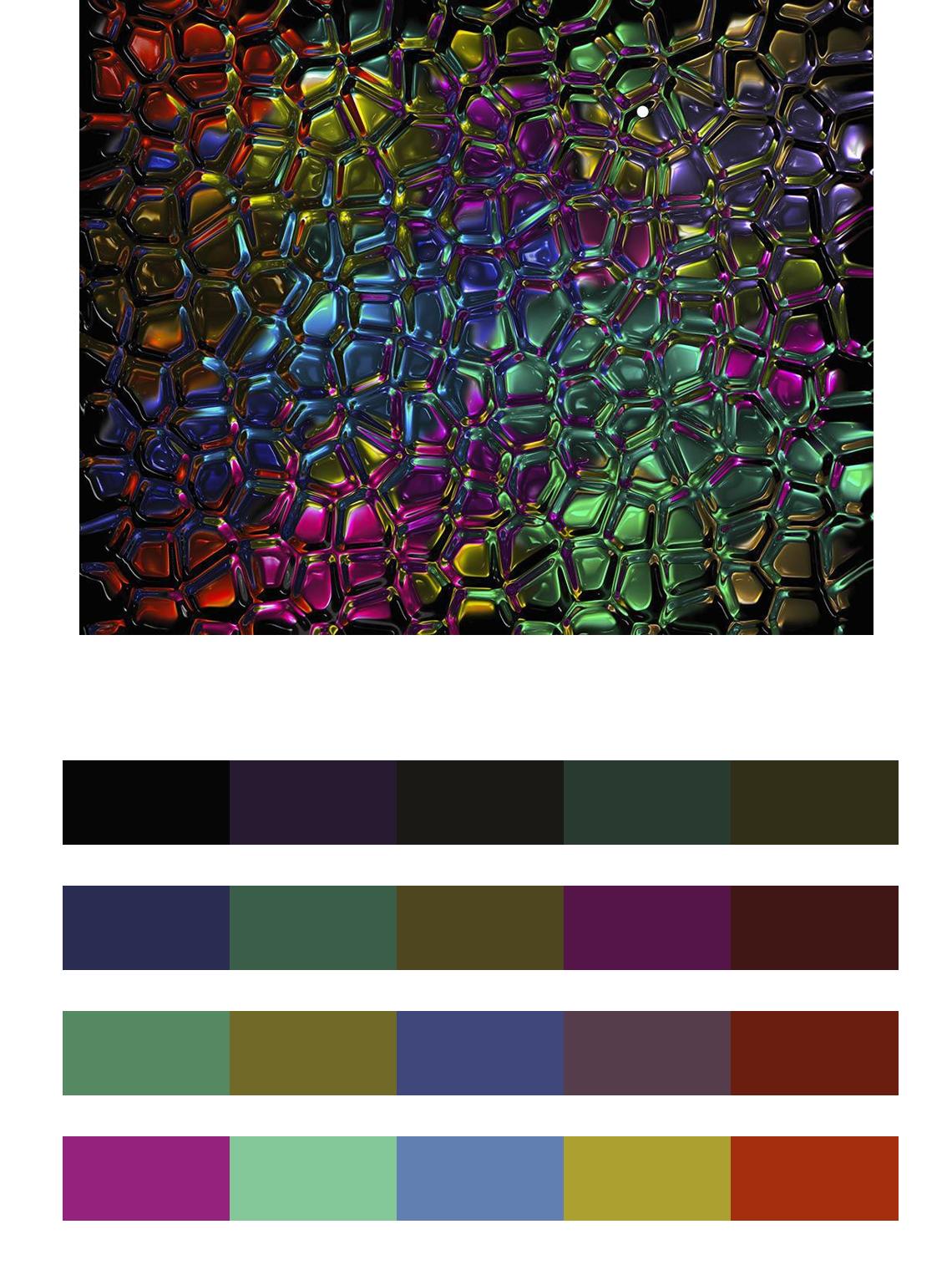 Цветная мозаика цвета