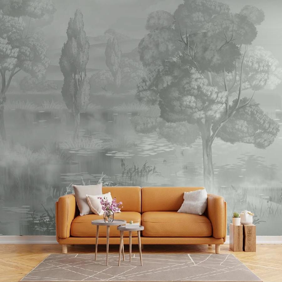 фотообои деревья графитовые 13-1075