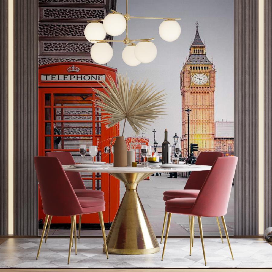 фотообои телефонная будка сказочного лондона 9-441