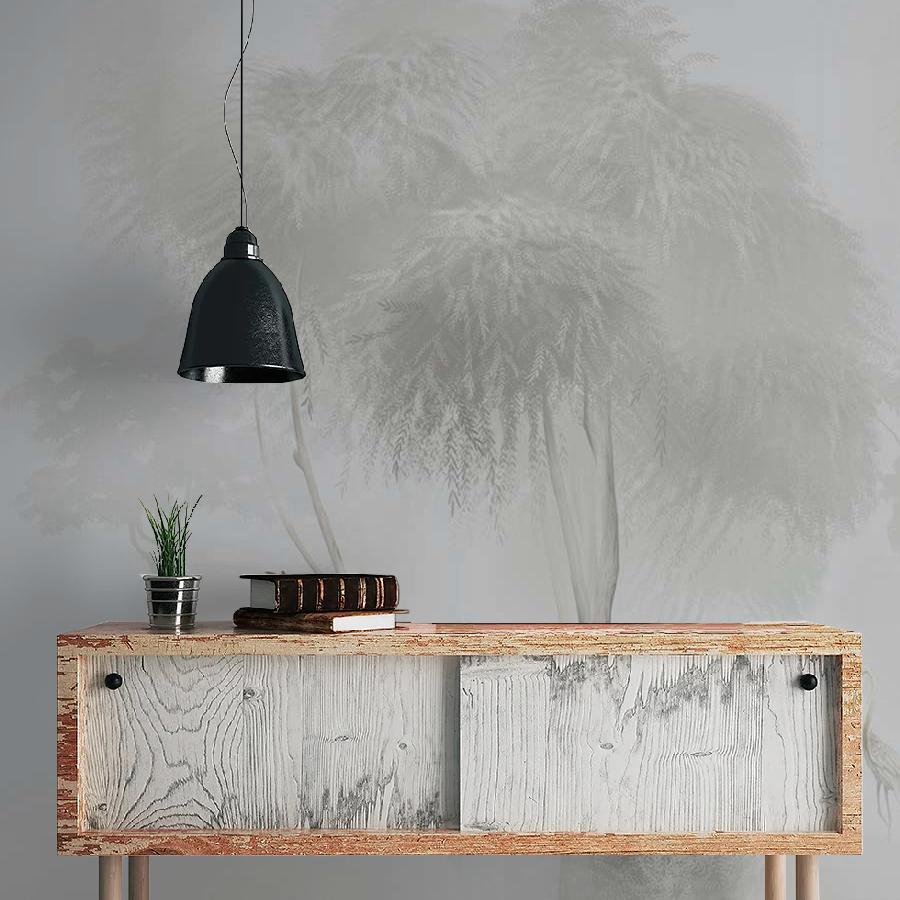 фотообои белые цапли под деревом