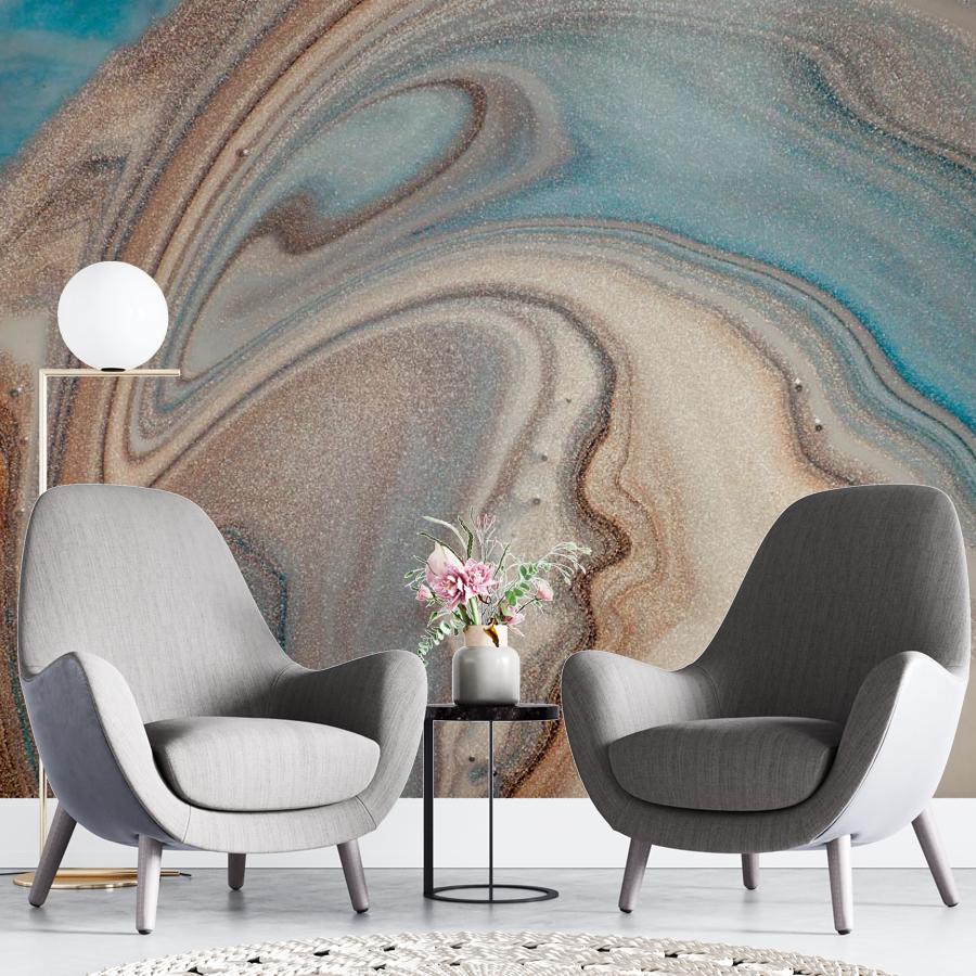 фотообои флюид арт - шоколадный микс 9-932