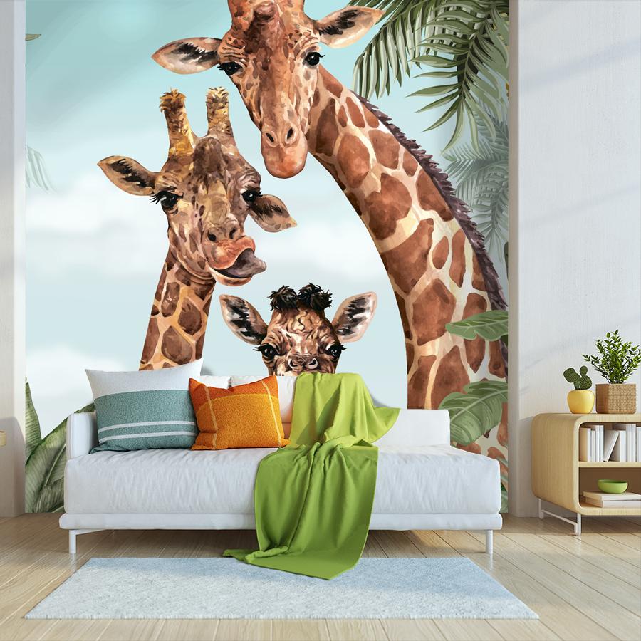 фотообои семейство жирафов 14-513 фотообои семейство жирафов 14-513