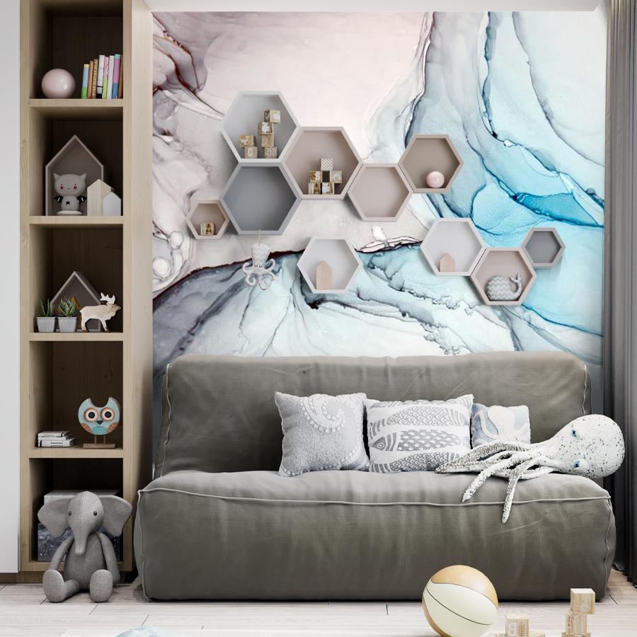 фотообои цветной мрамор 9-952