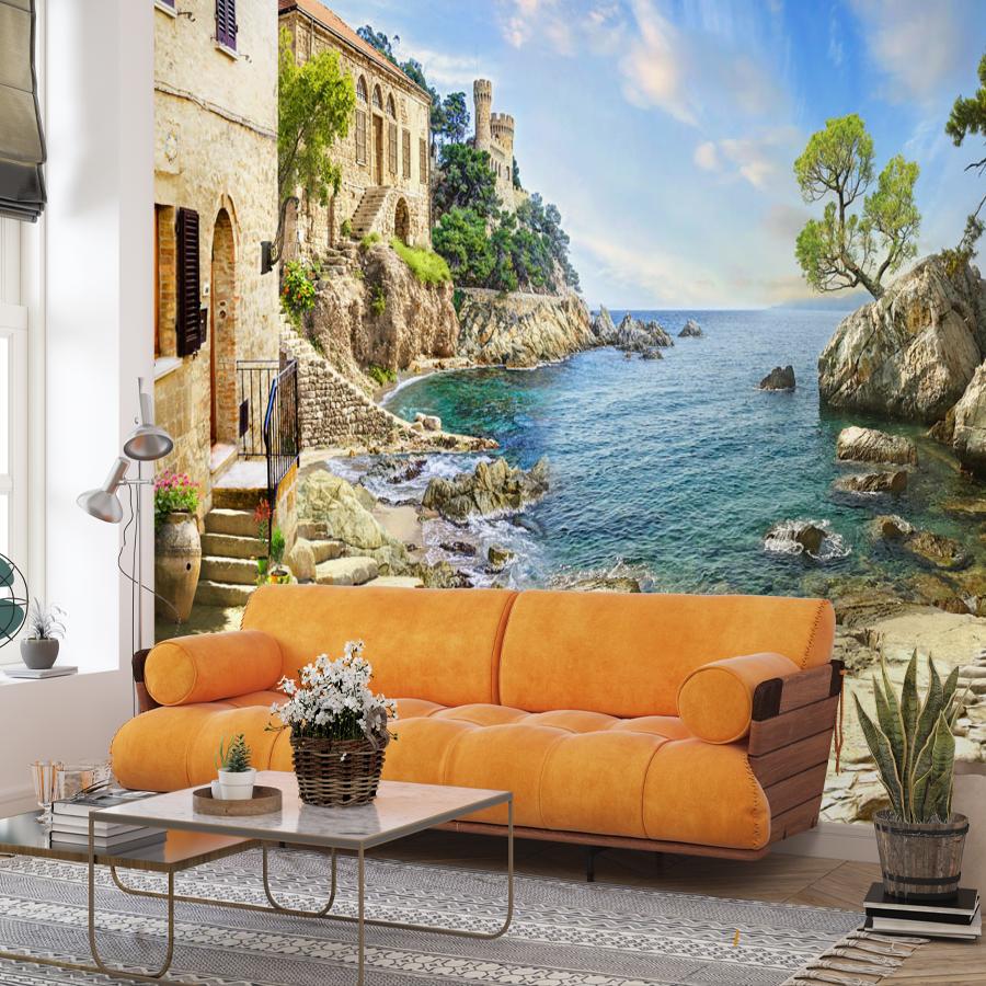 фотообои каменный пляж 19-0163