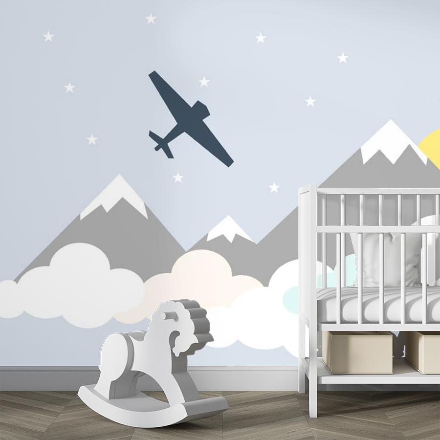 фотообои горы в облаках 12-841