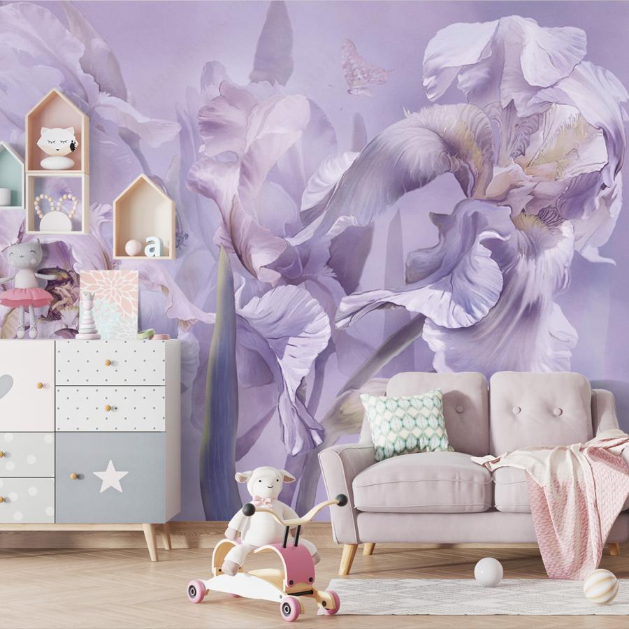 фотообои сиреневые ирисы 13-180 фотообои сиреневые ирисы 13-180