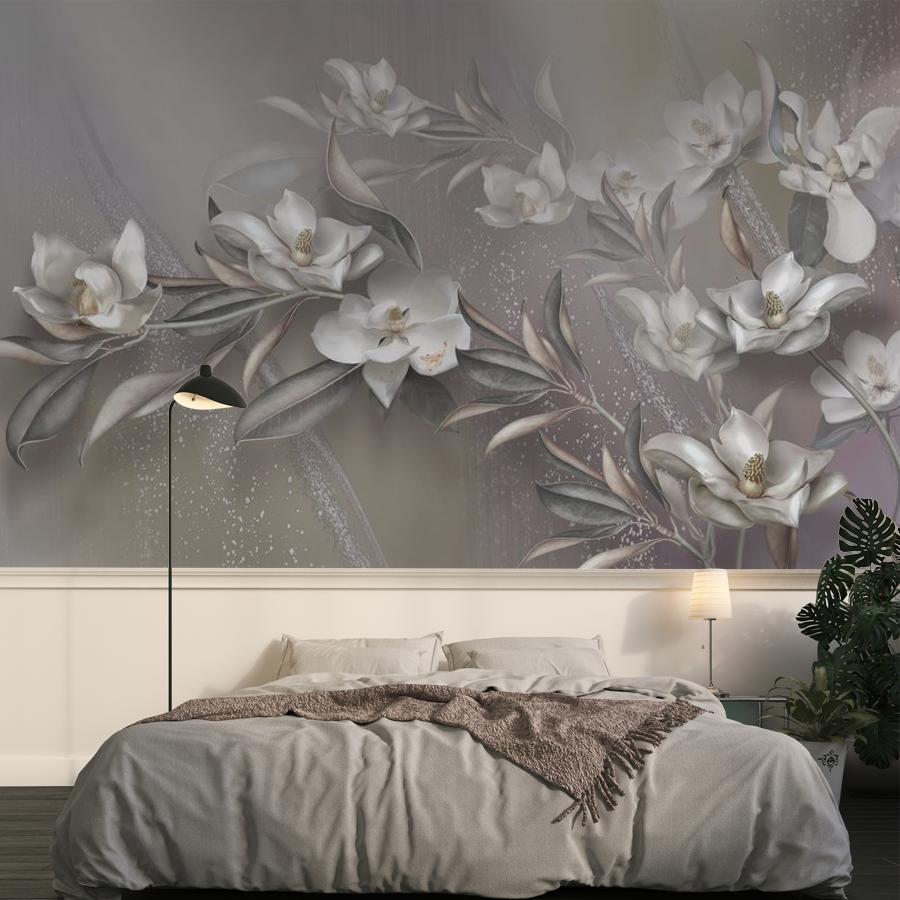 фотообои букет белых цветов на шелке 13-876 фотообои букет белых цветов на шелке 13-876