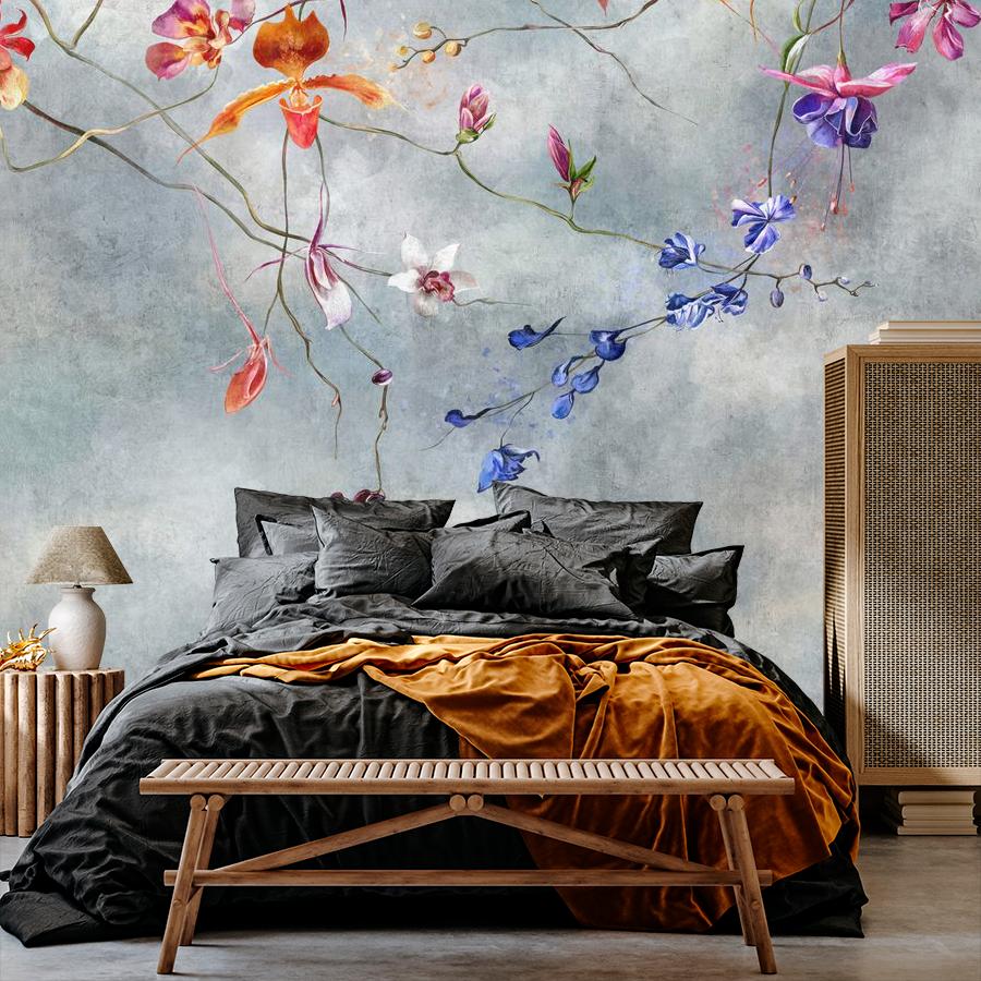 фотообои абстракция цветочная 12-1886