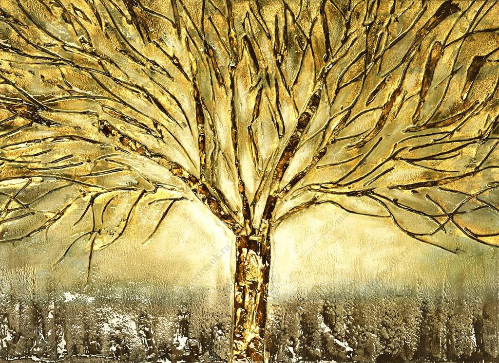 Фотообои Янтарное дерево