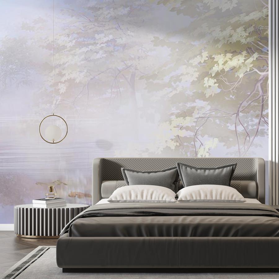 Фотообои фотообои дерево в тумане 13-430