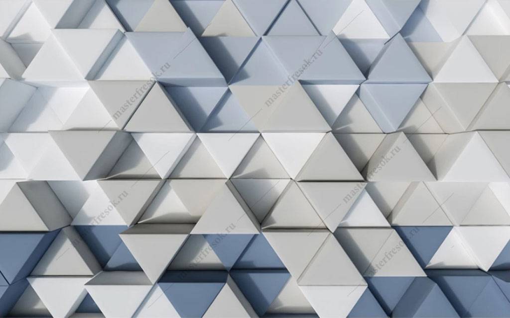 Фотообои Мозаика из треугольников