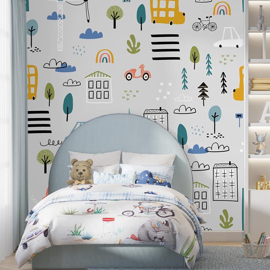 Фотообои и фотообои машины в городе 12-691