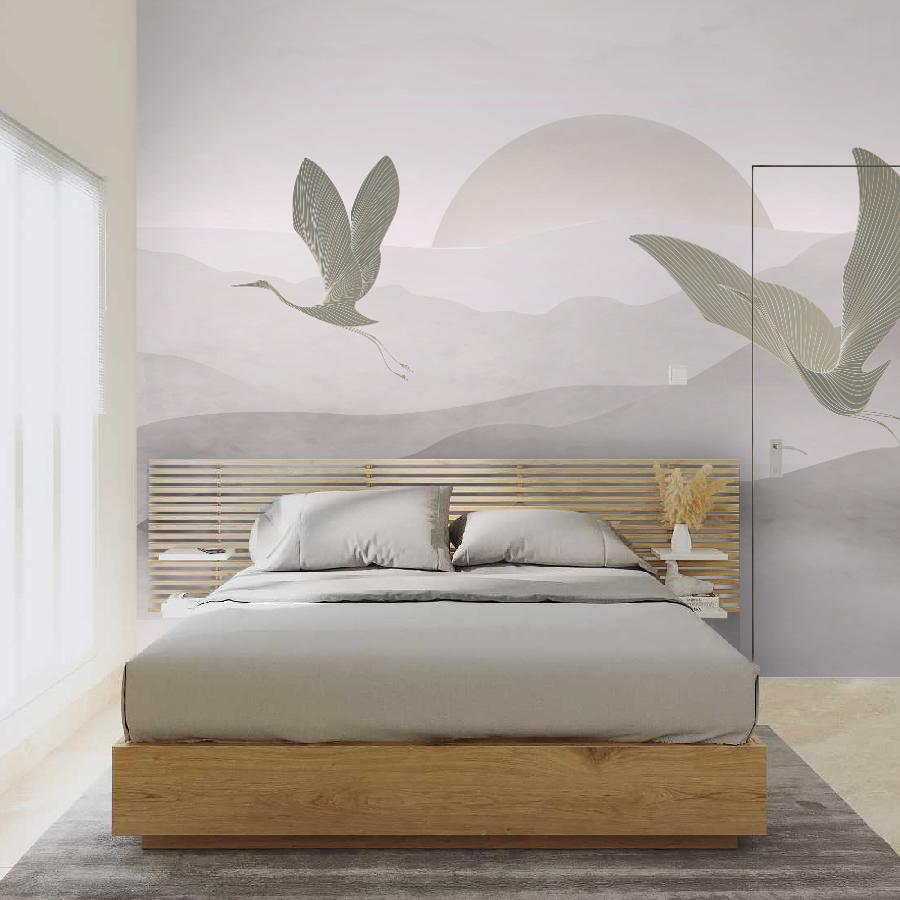 фотообои 3d горы в тумане 14-1262