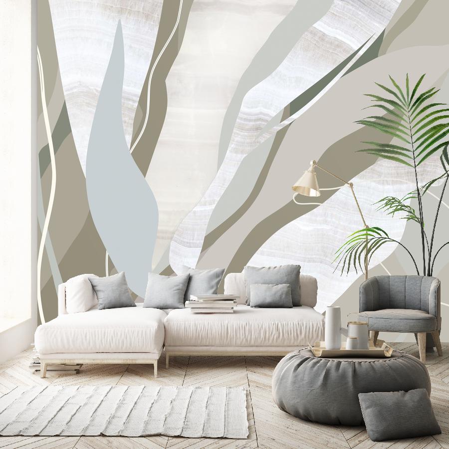 фотообои листья абстракция 14-1068