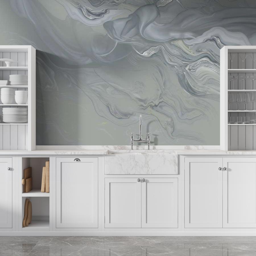 фотообои серый шелк 13-1017