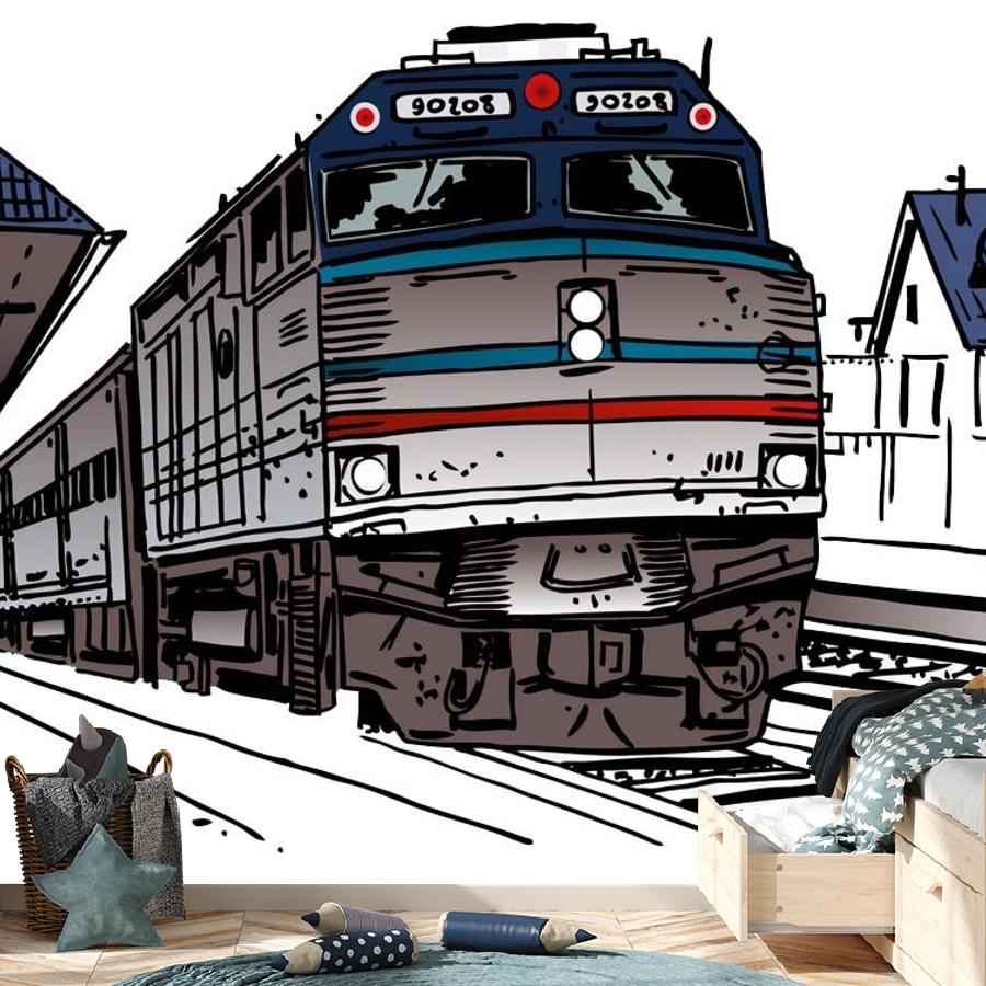 фотообои локомотив 14-560