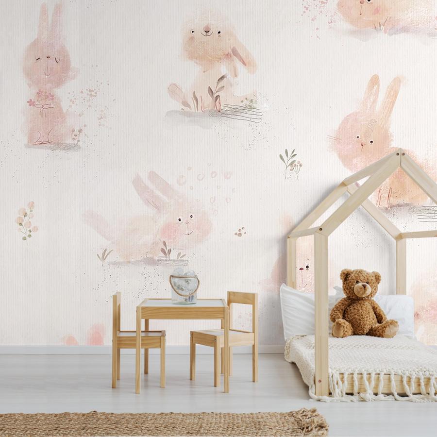 фотообои милые зайчата 12-1638