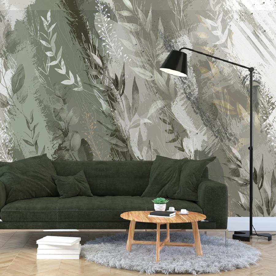 фотообои листья панно 14-1001