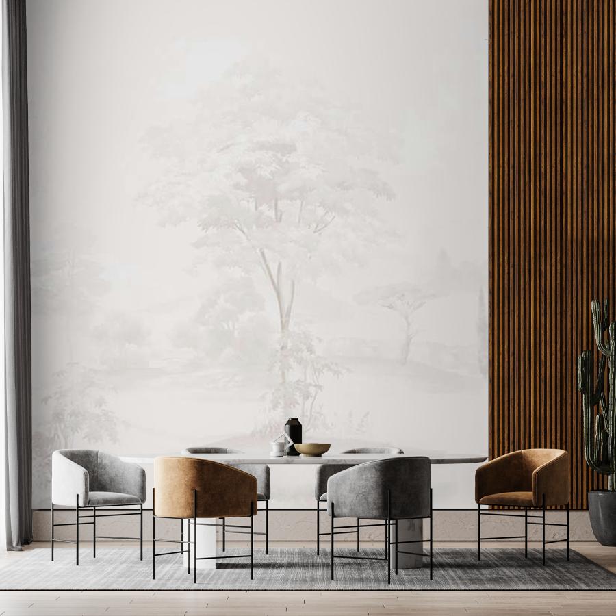 фотообои лес фоновый бежевый 13-1072