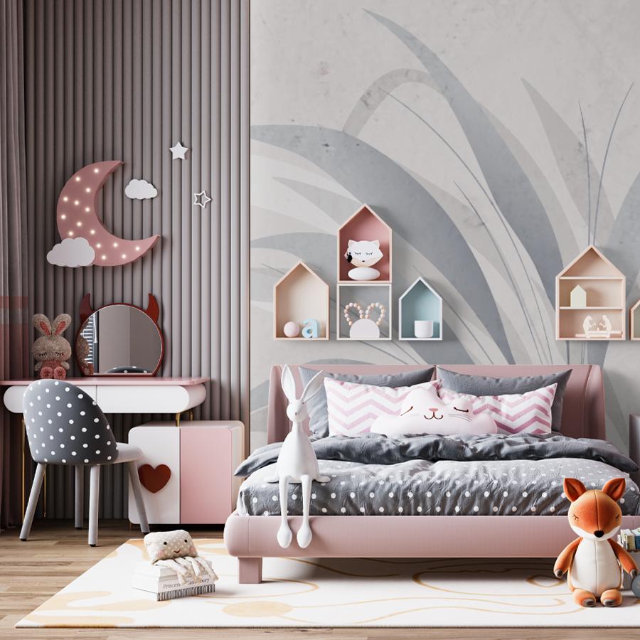 фотообои листья тонкие летящие 14-1235