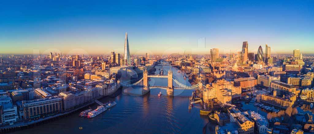 Фотообои Панорама утреннего Лондона