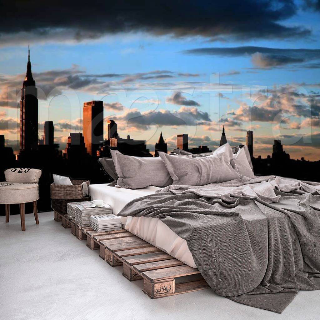 ночной город под тучами 4-264