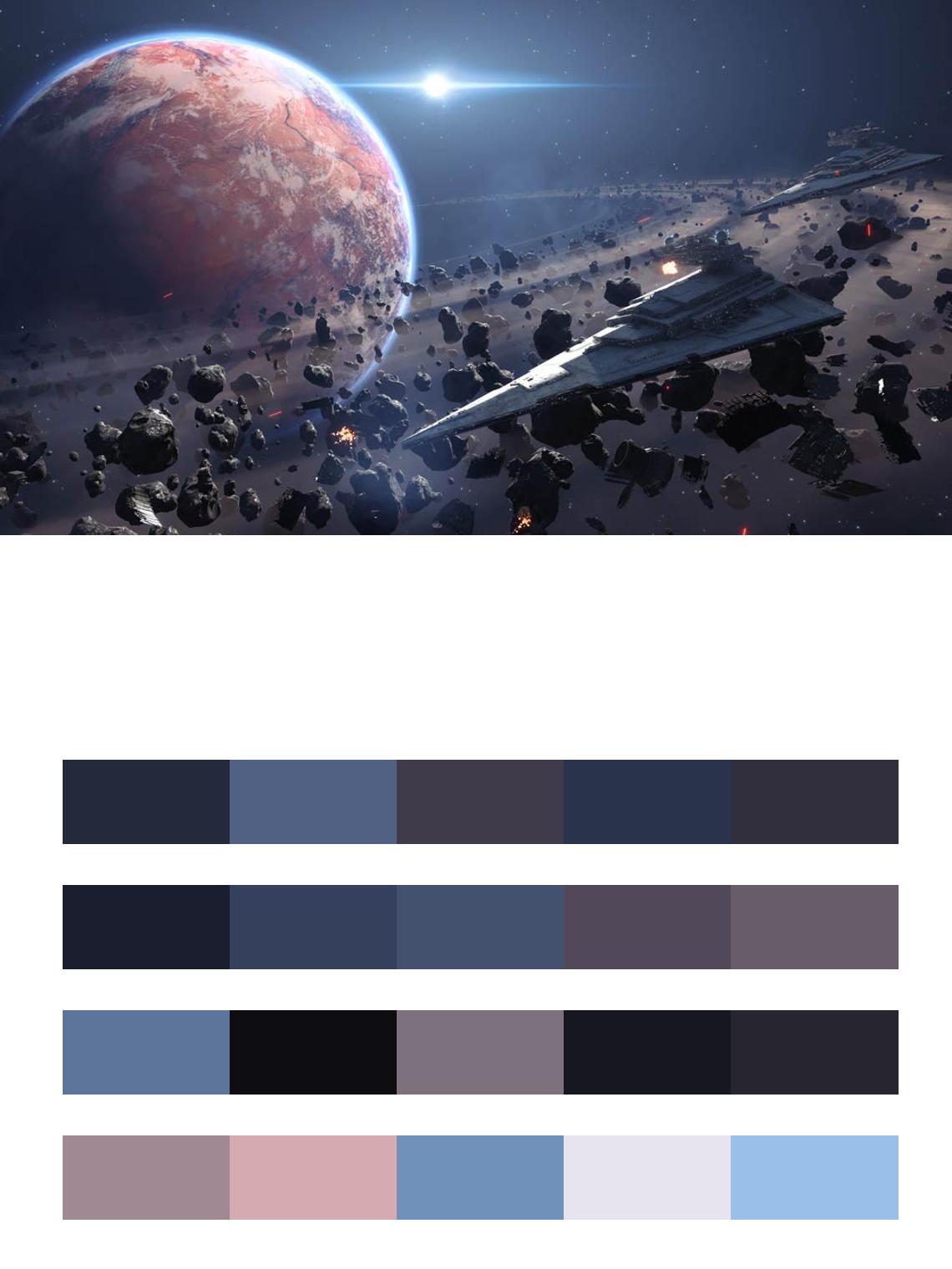 Космос звездные войны цвета