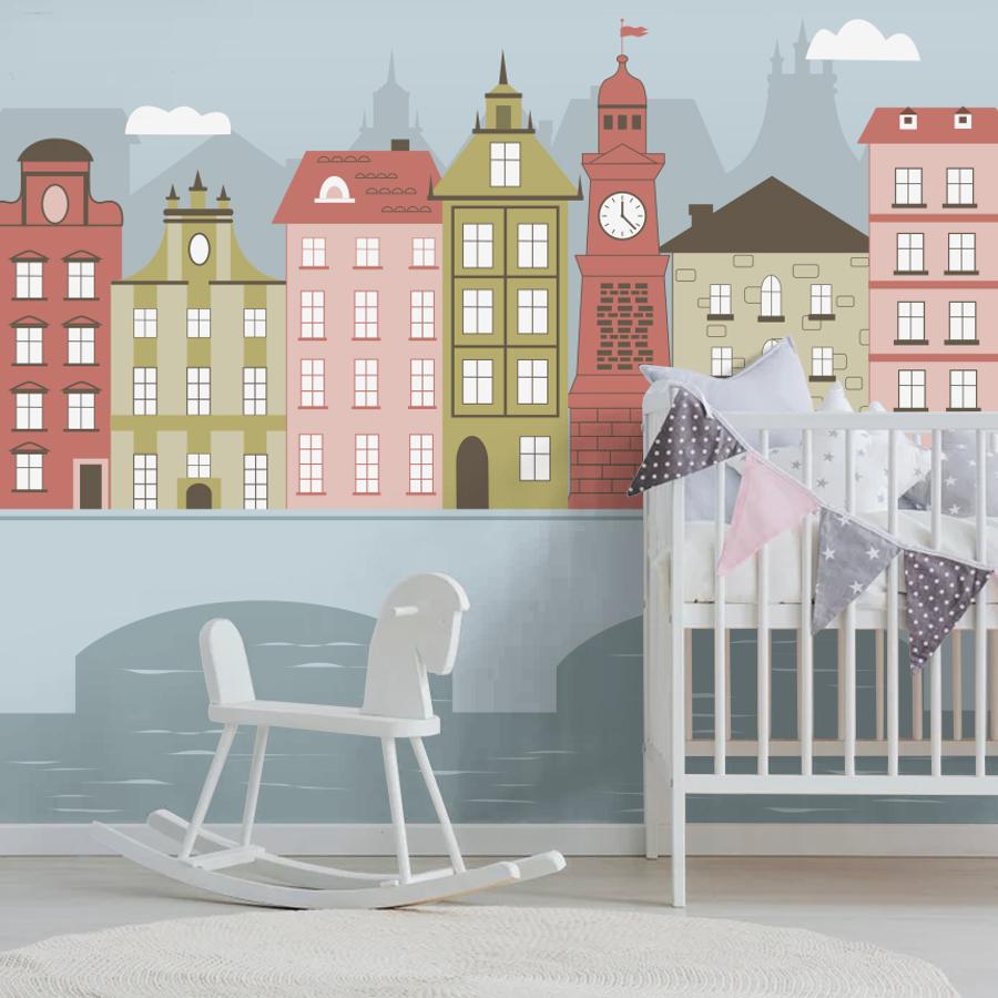 фотообои с домиками 12-837 фотообои с домиками 12-837