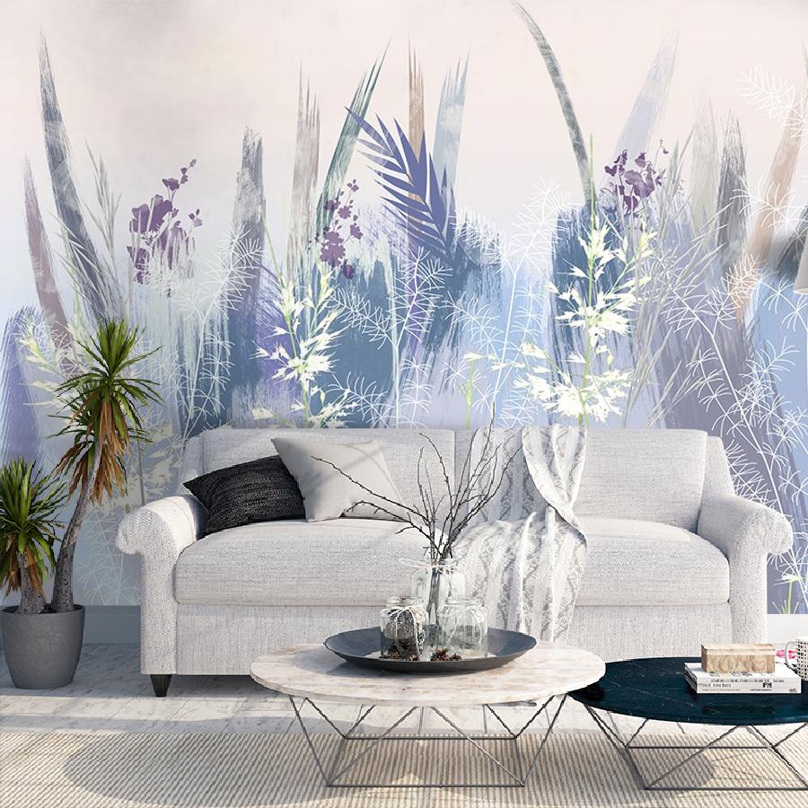 фотообои абстракция полевые цветы 9-1806