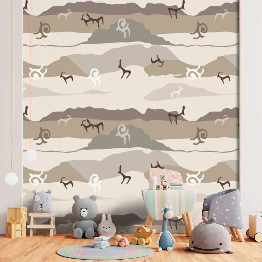 фотообои орнамент национальный с баранами бежевый 14-1086 фотообои орнамент национальный с баранами бежевый 14-1086