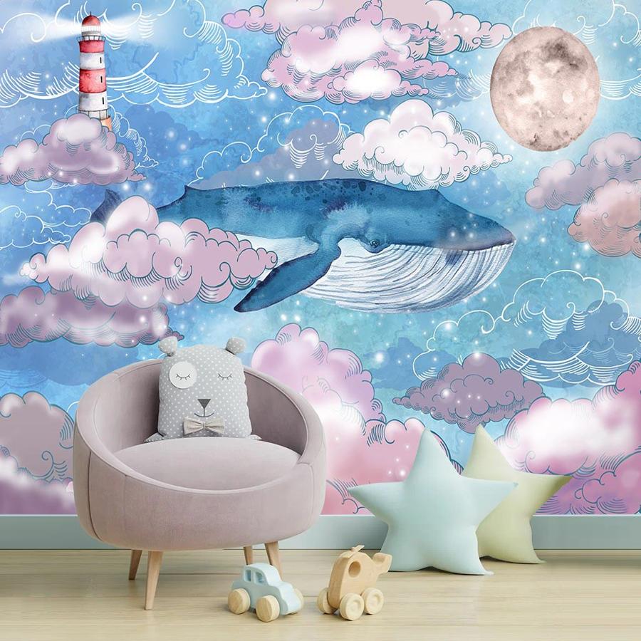 фотообои кит в облаках 12-1547 фотообои кит в облаках 12-1547