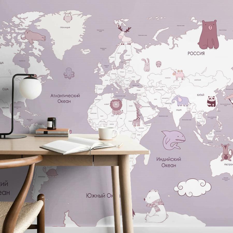 фотообои сиреневая карта 13-162 фотообои сиреневая карта 13-162