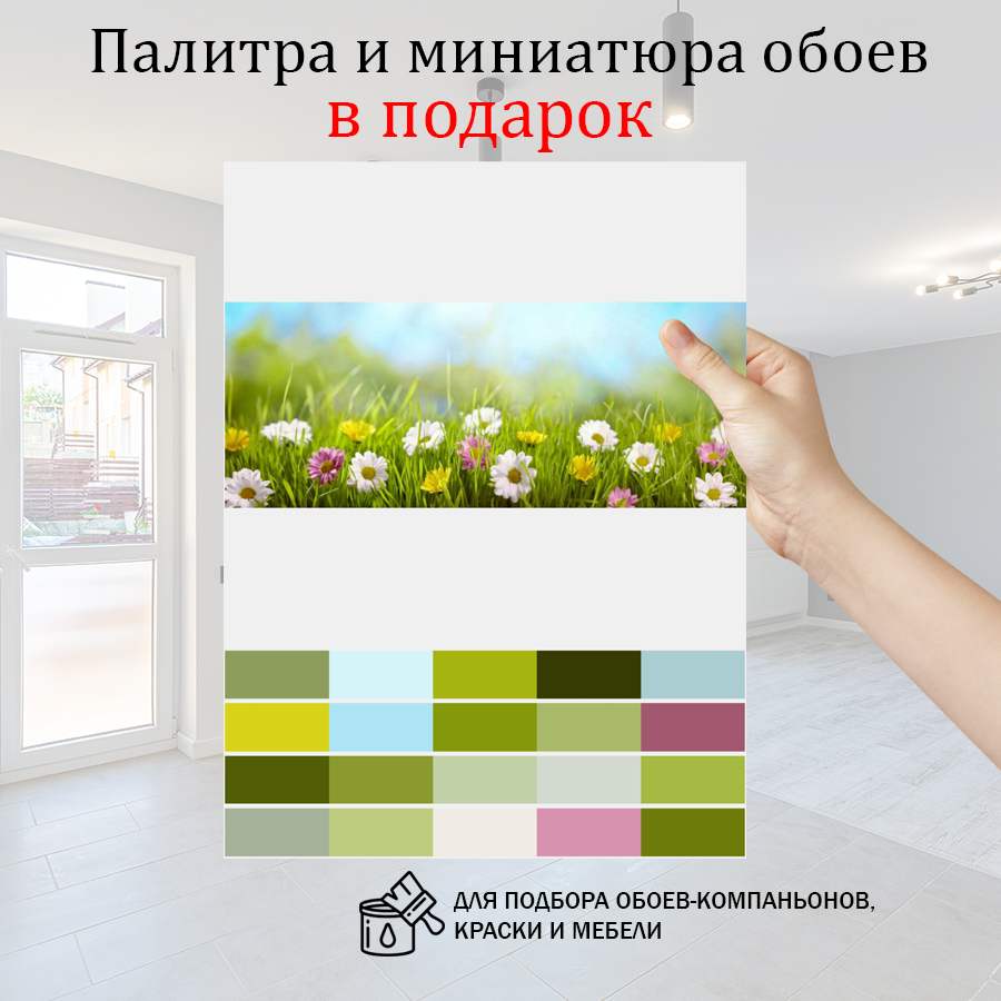 фотообои великолепные полевые цветы 10-345