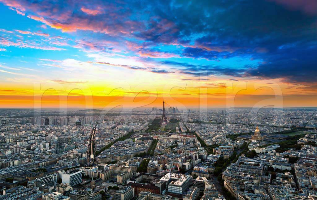 Фотообои Париж под небом