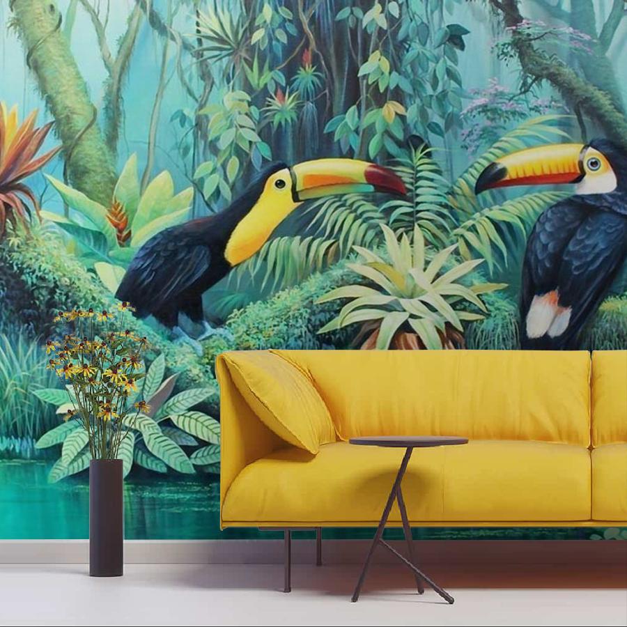 фотообои тропические птицы 14-561