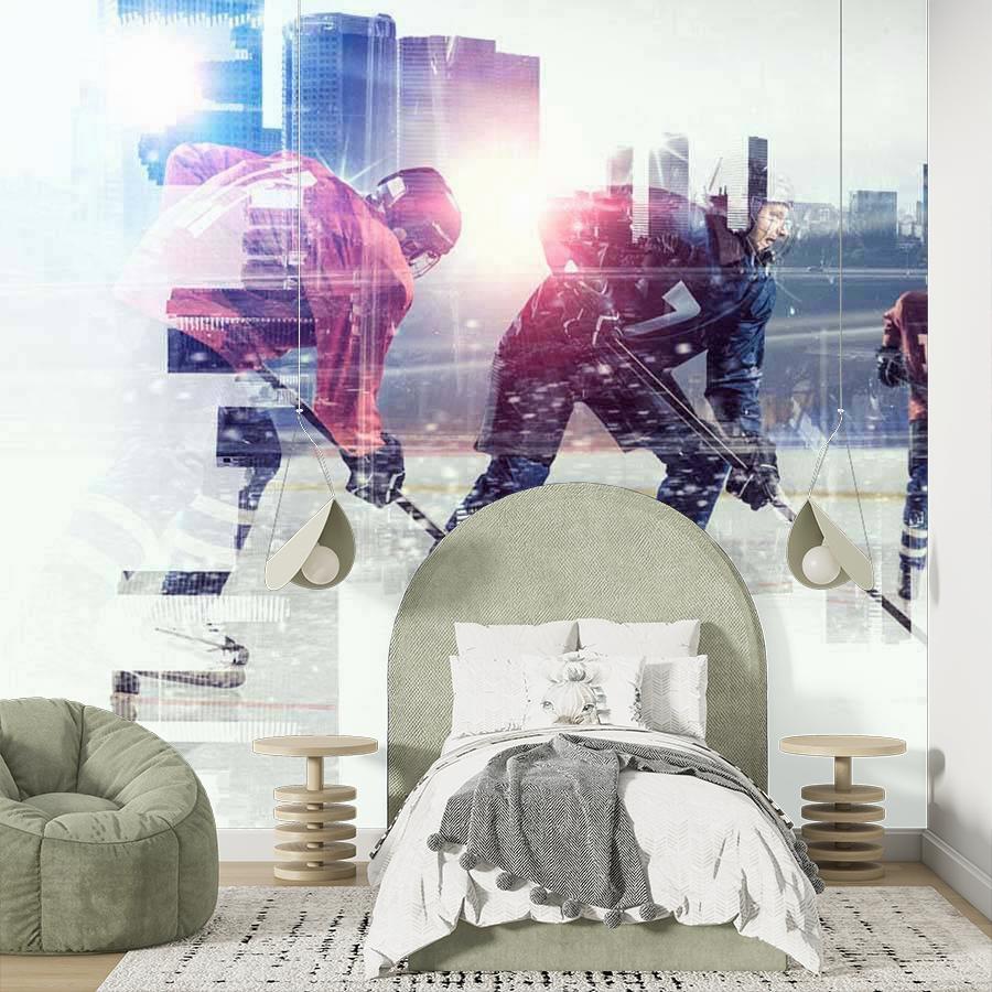 фотообои игровой момент на льду 12-562 фотообои игровой момент на льду 12-562