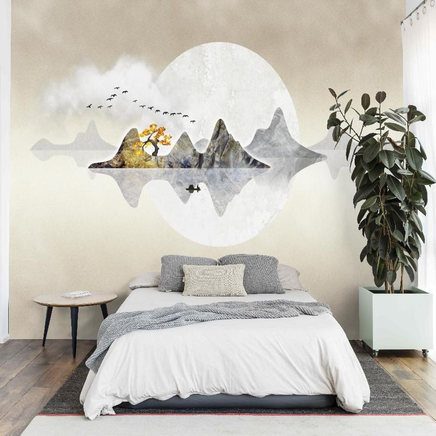 фотообои горы в отражении 14-958