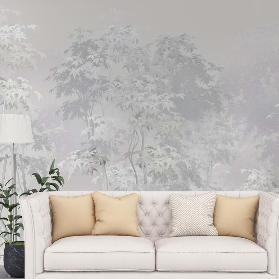 фотообои деревья серые силуэты